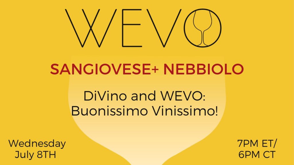 Wevo and Divino Virtual Wine tasting