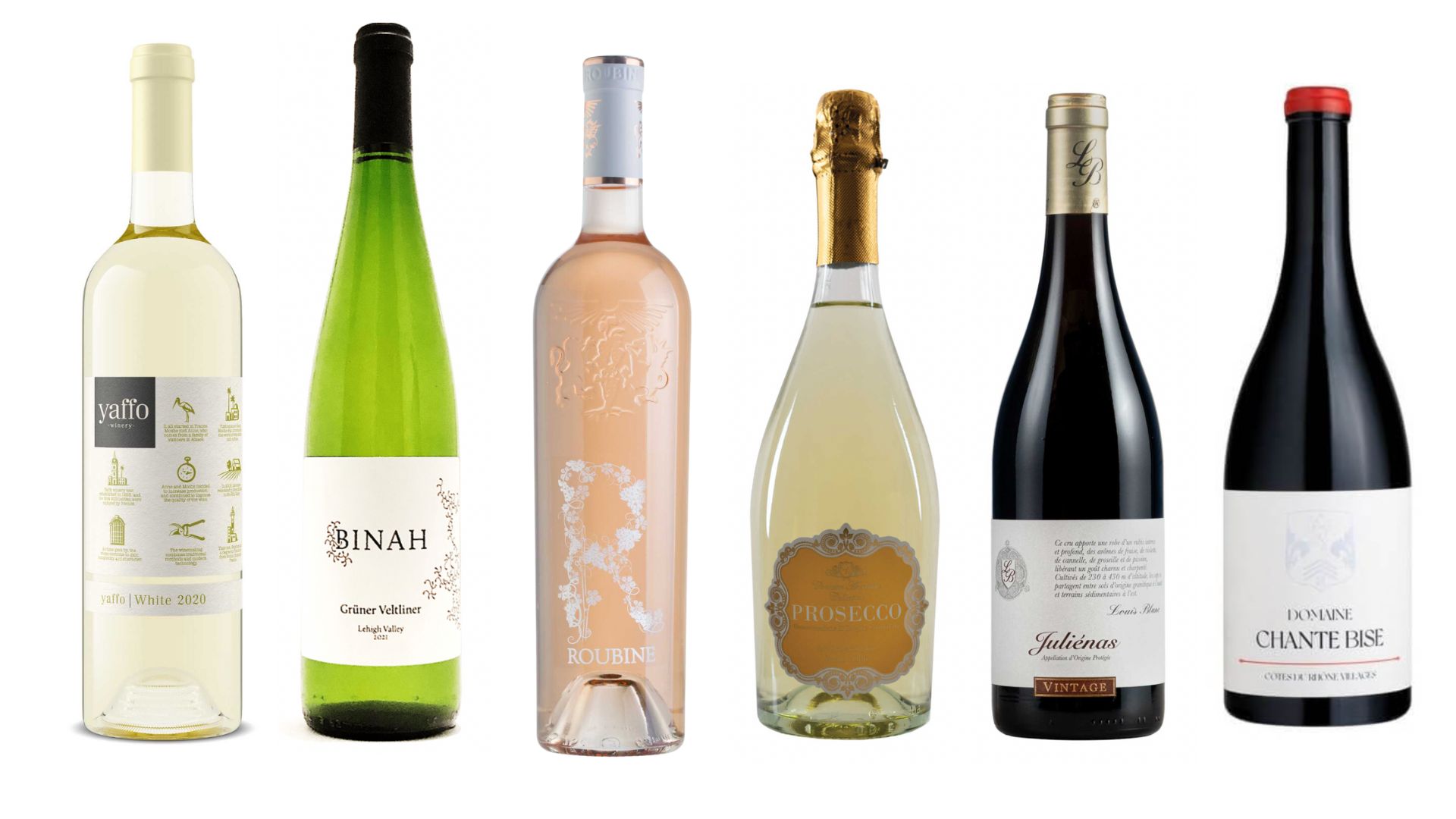 six bottles of best kosher wines for 2023